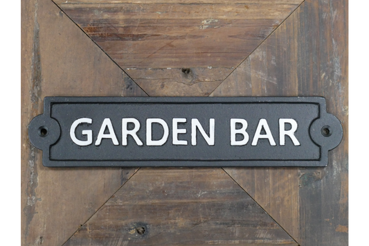 Sign - Garden Bar