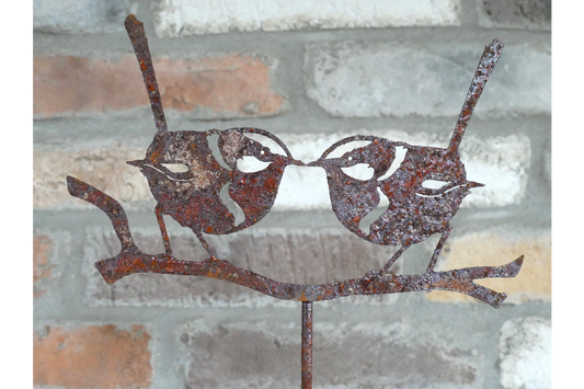 Rusty 2 Bird Stake