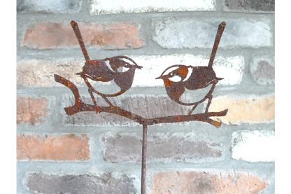 Rusty 2 Bird Stake