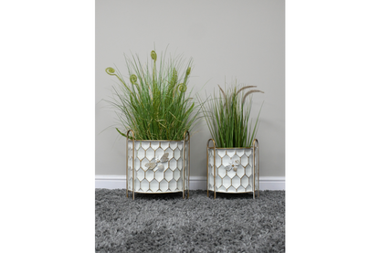 Set Of 2 Bee Planters