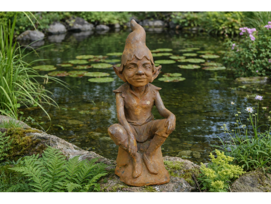 Rusty Cast Iron Elf