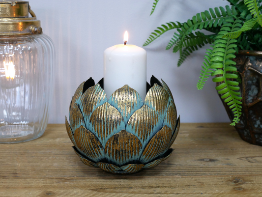 Artichoke Candle Holder