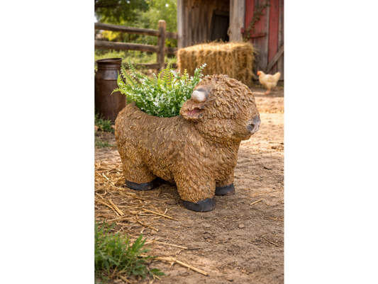 Highland Cow Planter