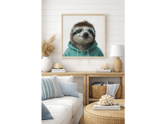 Sloth In A Hoodie