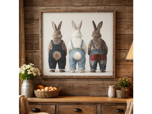 Rabbits In Dungarees