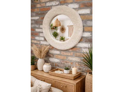 Round Teddy Bear Mirror