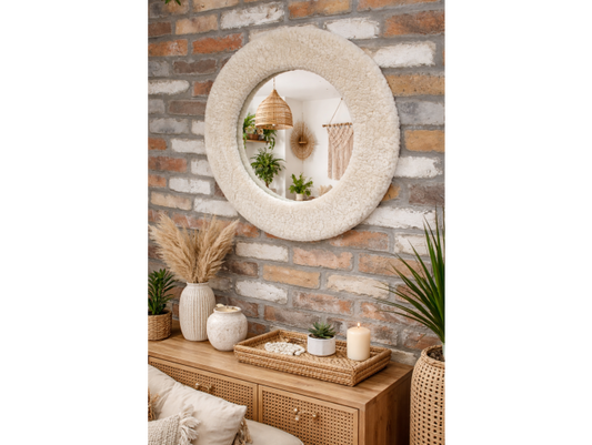 Round Teddy Bear Mirror