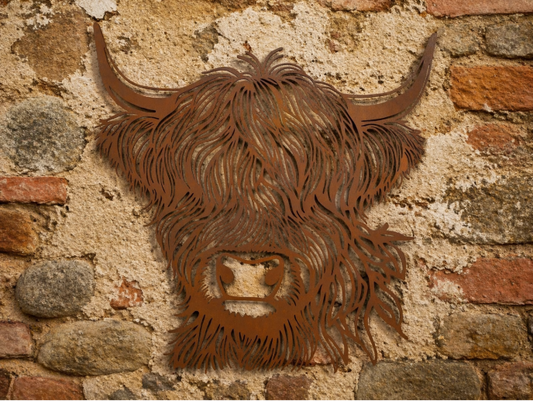 Cow Head Wall Decoration