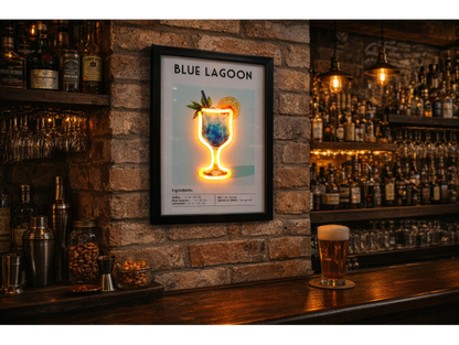 Blue Lagoon - LED Sign
