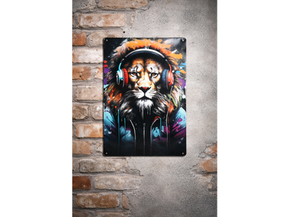 DJ Lion - Tin Sign