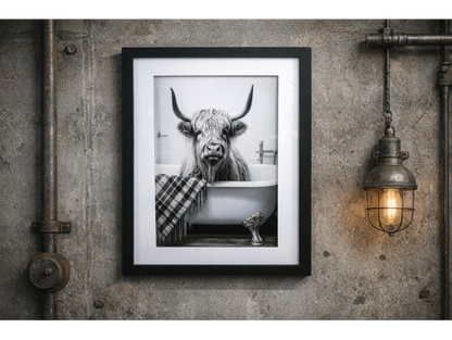 Cow In The Bath - Frame
