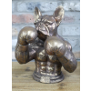 Frenchie Boxer - Antique Gold Finish