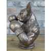Frenchie Boxer - Antique Gold Finish