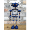 Blue Robot Clock