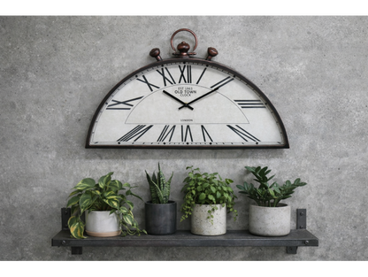 Half Round Clock