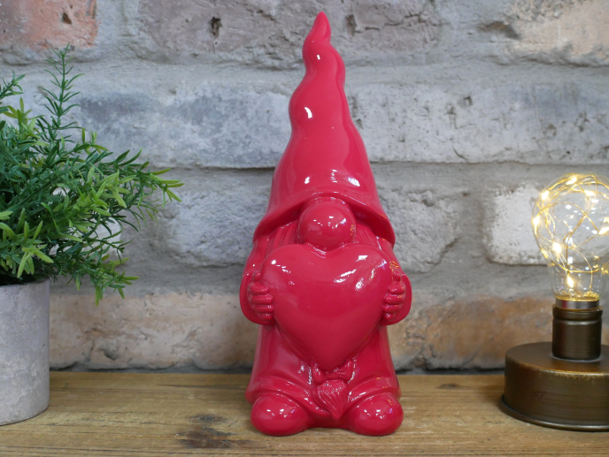 Boy Gnome With Heart - Large
