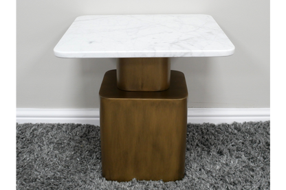 Side Table With Marble Top
