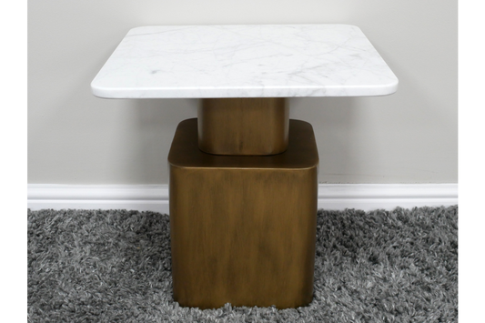 Side Table With Marble Top