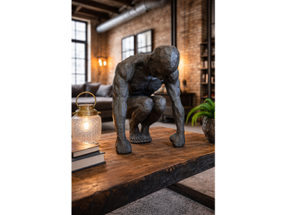 Large Kneeling Man