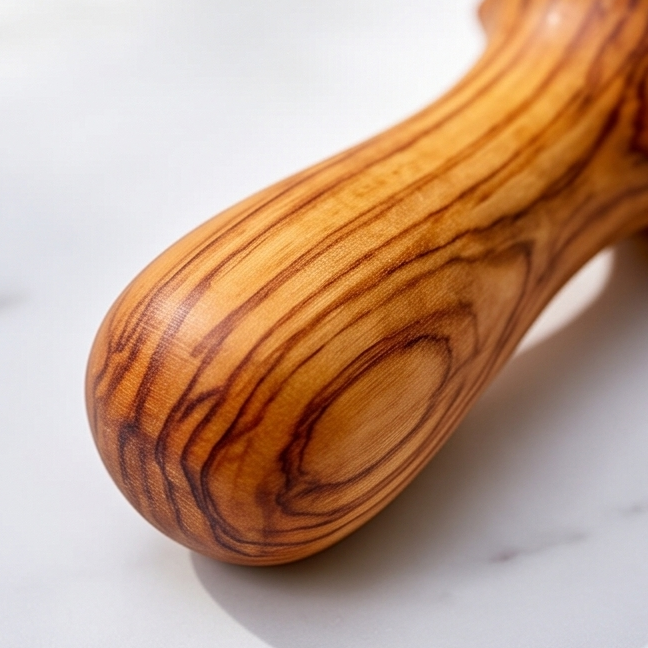 Presse-citron en bois d'olivier fabriqué à la main | Presse-agrumes en bois