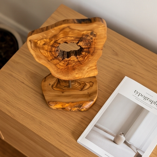 Olive Wood Unique Decorative Sculpture, home decor, gift