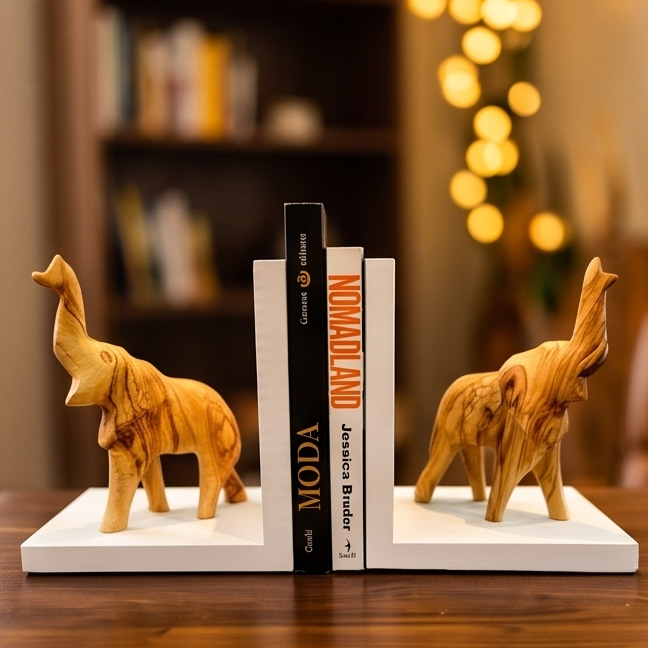 Elephant Bookends