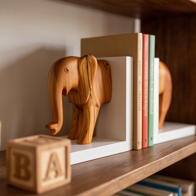 Elephant Bookends