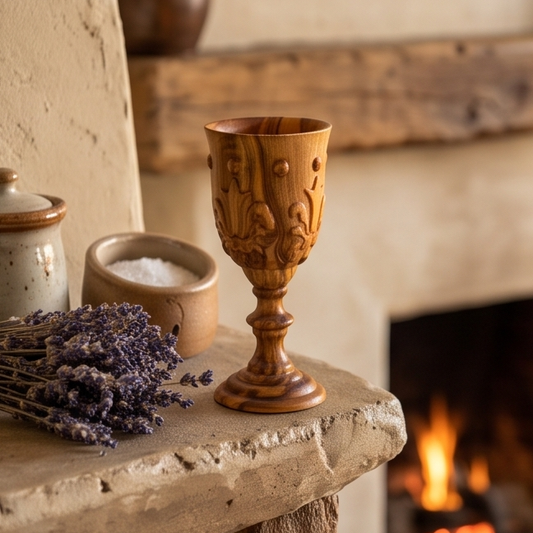A beautiful 3 D wine cup