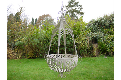 Large Hanging Basket (Cream)