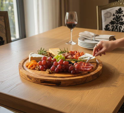 Wood Cutting Board | Handmade Wooden Chopping Board UK | Natural Kitchen Gift | Serving Board