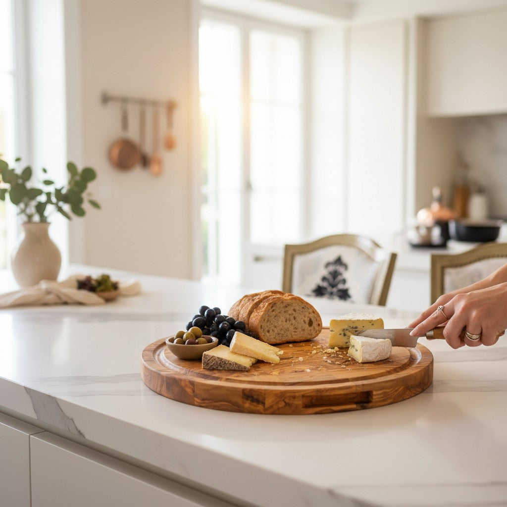 Wood Cutting Board | Handmade Wooden Chopping Board UK | Natural Kitchen Gift | Serving Board