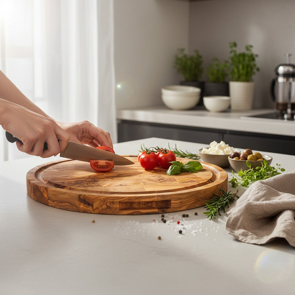 Wood Cutting Board | Handmade Wooden Chopping Board UK | Natural Kitchen Gift | Serving Board