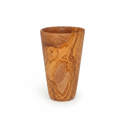 Luxury Solid Olive Wood Utensil Holder | Rustic Kitchen Countertop Storage Organizer