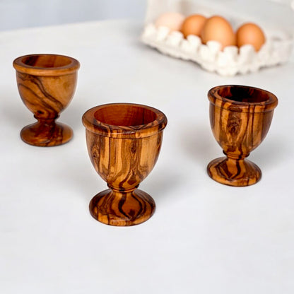 Olive Wood Egg Cup, decor, table accessories