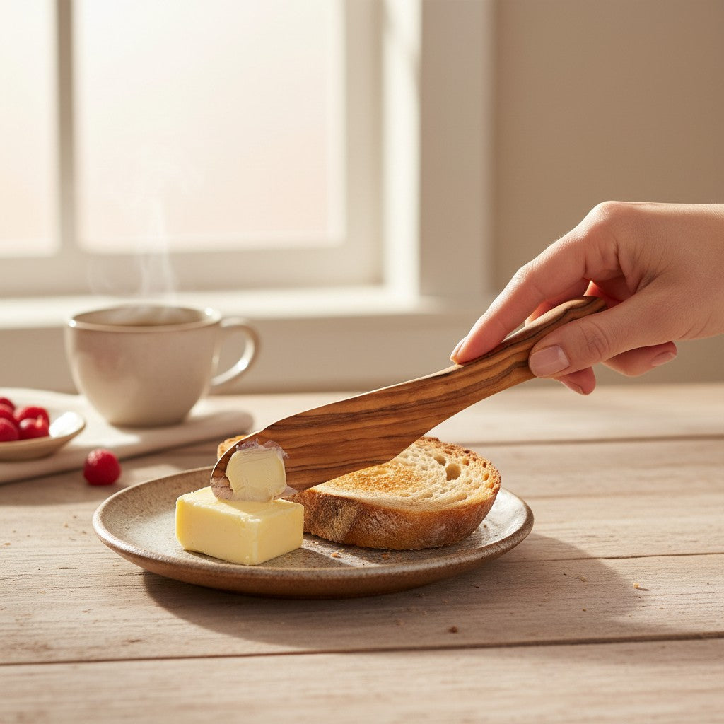 Handcrafted Olive Wood Butter Spreader & Knife (Copy)