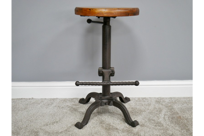 Stool With Wooden Top