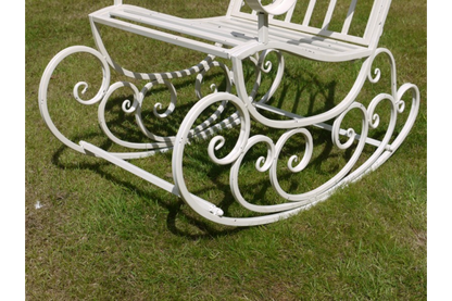 Antique Cream Rocking Chair