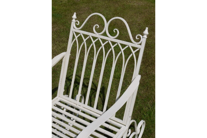 Antique Cream Rocking Chair