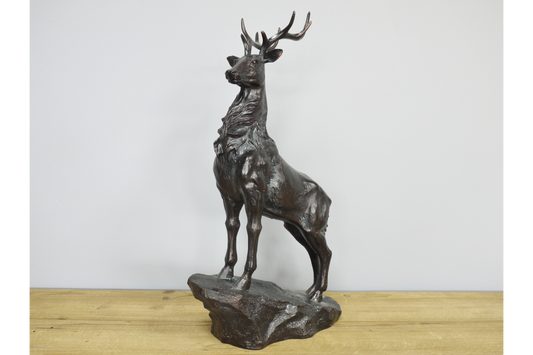 Stag on Plinth