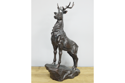 Stag on Plinth