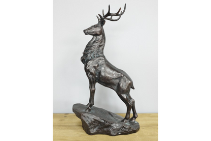 Stag on Plinth