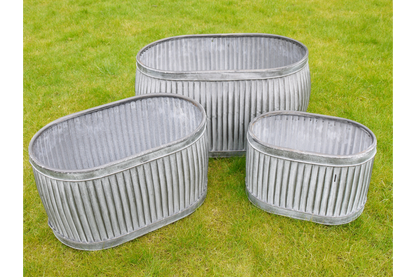 Set of 3 Oval Tubs