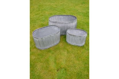 Set of 3 Oval Tubs