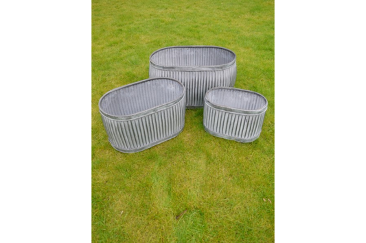 Set of 3 Oval Tubs