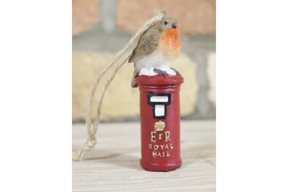 Robin On Post Box