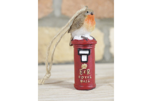 Robin On Post Box