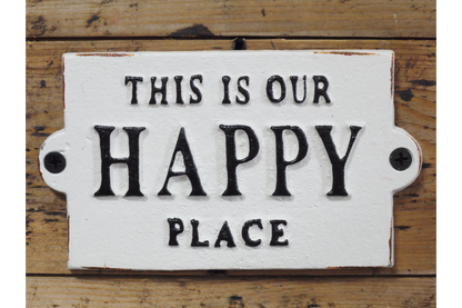 Sign - Happy Place