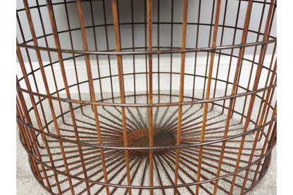 Basket With Wood Lid