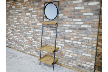 Industrial Shelves & Mirror