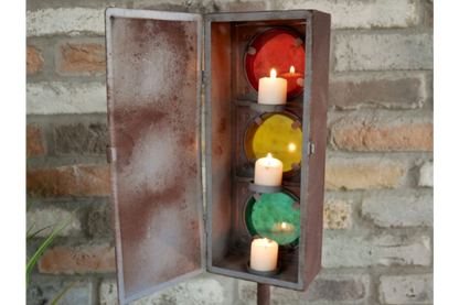 Traffic Light (Battery) Candle Holder